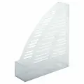 Лоток для бумаг вертикальный Brauberg Standard, 245х70х295мм, прозрачный (237223), 20шт.