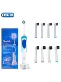 Электрическая зубная щётка Oral-B D12, голубая, 8 головок, для взрослых