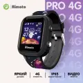 Cмарт часы детские с GPS трекером 4G, с аудиомониторингом Aimoto PRO Космос, Черный