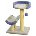 Когтеточка Кука Пушок ковролин серая с синим (1 шт)
