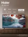 Телевизор Haier 50 LED H1, Smart TV, Android 11, Wi-Fi, Bluetooth, голосовое управление
