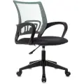 Офисное, компьютерное кресло Вайпер 8 на колесах, 58х60.5х89/98.5 см, Черный, ткань / TW-04 Серый, сетка