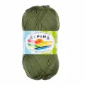 Пряжа Alpina SATI 10 шт. по 50 г 100% мерсеризованный хлопок 170 м №078 зеленый