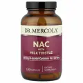 Dr. Mercola, NAC с расторопшей, 500 мг, 180 капсул (250 мг в 1 капсуле)