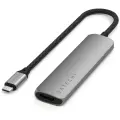 Док-станция Satechi 4-in-1 USB-C Slim Multiport Adapter 4K Space Grey (ST-P4SM)
