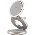 Беспроводное зарядное устройство Magssory Disc Signature Edition 3-в-1, титан