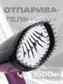 Отпариватель ручной 2в1, 1500Вт, съемный резервуар, 400мл, с щеткой, черный/фиолетовый