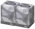 Бумажные салфетки для лица Kleenex, в квадратной коробке, 2-сл, 88 шт х 2 уп