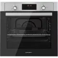 Духовой шкаф электрический встраиваемый 60см серый / 9 режимов (гриль + конвекция) / DELVENTO V6EM59001 / дисплей / таймер 90 мин, часы / двойное стекло LOW-E / хром. решетка и 2 противня: стандартный + круглый / подсветка / гарантия 3 года /