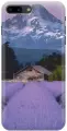 Силиконовый чехол на Apple iPhone 8 Plus / 7 Plus / Эпл Айфон 7 Плюс / 8 Плюс с рисунком Лавандовое поле в горах