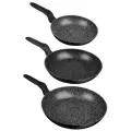 Набор сковород Satoshi Стоун 3пр, 20, 24, 28см Мрамор (846-440)