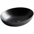 Накладная раковина Ceramicanova Element CN6017MB овальная 52х40 чёрная матовая