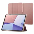 Чехол Spigen на Apple iPad Air 13 (2024) (ACS07673) Urban Fit / Спиген Чехол для Эпл Айпад Аир Противоударный, Розовый/Золотой