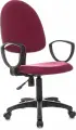 Кресло Бюрократ Престиж, на колесиках, ткань, бордовый [престиж бордо-зс]