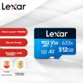 Lexar 512GB TF (MicroSD) Memory Card, C10 U3 V30 A2 High-Speed Memory Card, Read Speed 100MB/s, Durable And Stable (633x)