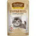 Влажный корм Деревенские лакомства Домашние обеды, отборный лосось, паштет для котят, 70 г