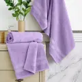 Набор из 4-х махровых полотенец Verossa Reticolo, Лавандовый, 50х70х140