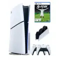 PS5 (ПС5) Игровая приставка Sony PlayStation 5 Slim disk , 1000 ГБ SSD, два геймпада + FIFA 25