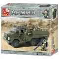 Конструктор Sluban серия Армия, модель M38-B0301, Армейский Грузовик 230 деталей