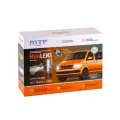 Модули светодиодные, линза MTF Light MINILENS H4/H19, 12V, 30/45W, 5500K, 4500lm, 2шт.
