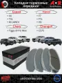 Колодки тормозные передние Haval F7/F7x, H6; Changan CS75; Exeed TXL VX, Honda CR-V 5 / OEM M31T6GN3501080, S3010661000