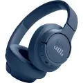 Наушники JBL Tune 720BT Blue, Bluetooth, 76 ч работы, шумоподавление, синие