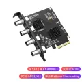 Acasis 4-канальная карта захвата видео 1080p 60fps, SDI Capture Card