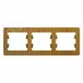 Рамка 3-ая горизонтальная дуб GLOSSA Schneider Electric/Systeme Electric