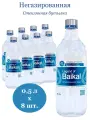 Вода питьевая Легенда Байкала 8 шт. по 0,5 л, негазированная, стекло