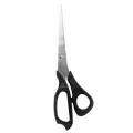 Ножницы Staff, 210мм, асимметричные ручки, остроконечные, черные (235460), 12шт.