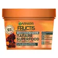 GARNIER Маска 3 в 1 для поврежденных волос Fructis SuperFood Папайя, 390 г, 390 мл, банка