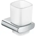 Держатель стакана Keuco Elegance, в комплекте с хрустальным матовым стаканом, хром 11650 019000