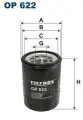 Фильтр масляный! Mazda 626 2.0D 87-97, Isuzu Trooper 2.8TD 88-91 Filtron арт. OP622