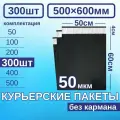 Курьерский пакет 500*600 Почтовый курьер пакет 300 шт Черные