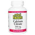 Таблетки Natural Factors Calcium Citrate, 194 г, 350 мг, 90 шт.