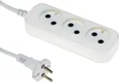 Сетевой фильтр Сетевой удлинитель Buro BU-PSL3.1/W 1.5м (3 розетки) белый (пакет ПЭ) - 10 шт.