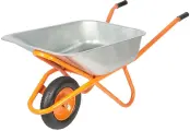 Тачка садово-строительная одноколесная Строймаш 90 л 170 кг (17031/17011)