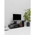 Тумба напольная для телевизора, ЛДСП, черного цвета, 115х33х50см