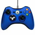 Геймпад проводной Controller Chrome Series for Xbox 360 (синий)