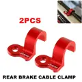 Направляющая переднего и заднего тормозного шланга мотоцикла, запасная часть для HONDA XR 250 650 L 400 600 R Moto, держатель масляной линии, зажим для кабеля, аксессуары, Красный