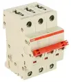 Рубильник модульный ABB 3-полюсный SHD203/63 рычаг красный