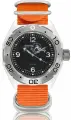 Наручные часы Восток Амфибия, нейлон оранжевый