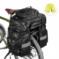 Rhinowalk Велосумка на багажник Rhinowalk Triple Bag 3-1 pannier bag setupgraded (Черный)