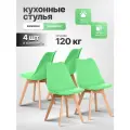 Стулья для кухни и комнаты Ergozen Frankfurt зеленые 4шт