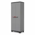 Шкаф хозяйственный Keter StiloTall Cabinet 9721000, 173x68x39 см, серый, распашные дверцы