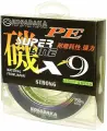 Шнур плетен. Kosadaka SUPER LINE PE X9 150м, цв. light green; 0.20мм; 19.5кг