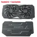 Вентилятор охлаждения inRobert PLD09210S12HH для GIGABYTE Radeon RX 5600 XT WINDFORCE OC 6G, heatsink, Нет цветная (RGB), Черный