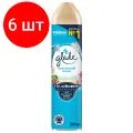 Комплект 6 шт, Освежитель воздуха аэрозольный 300 мл, GLADE (Глейд) Океанский оазис