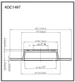 Диск тормозной зад Allied Nippon ADC1497