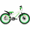 Велосипед SITIS FLASH 20 single speed (2024) White-Green, детский, колеса 20, рост 120-135 см